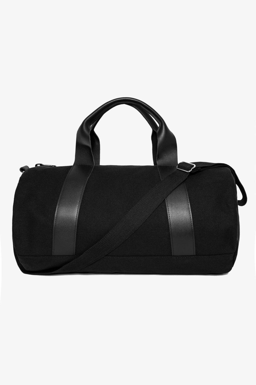 Jack and Mulligan twill waxed canvas and leather Kennedy Duffel bag