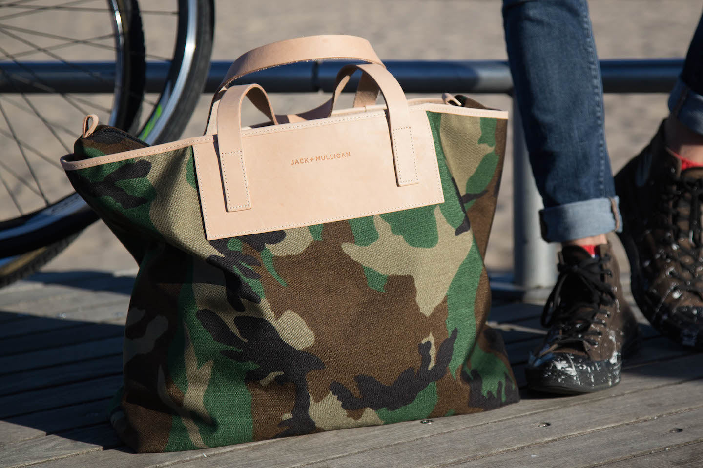 Pablo Tote - Woodland Camo