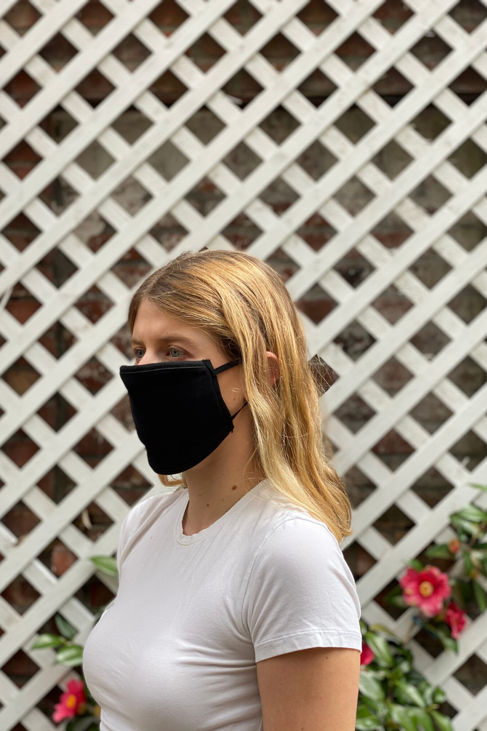A Pack of Reusable Fabric Masks - Black / White