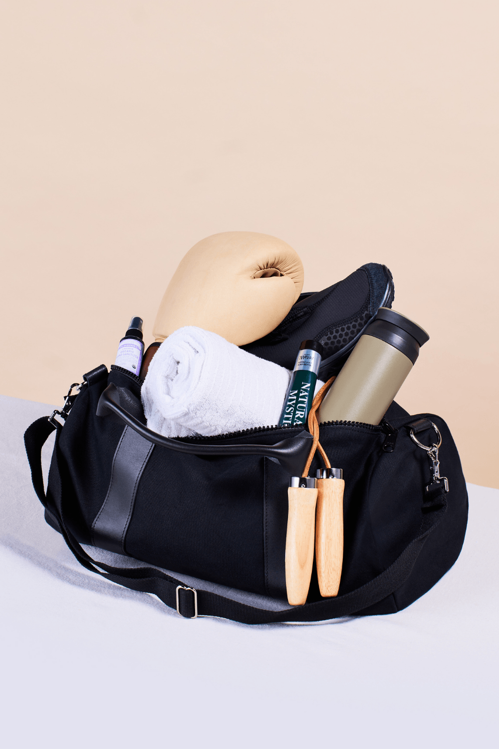 Jack and Mulligan twill waxed canvas and leather Kennedy Duffel Jack and Mulligan twill waxed canvas and leather Kennedy Duffel