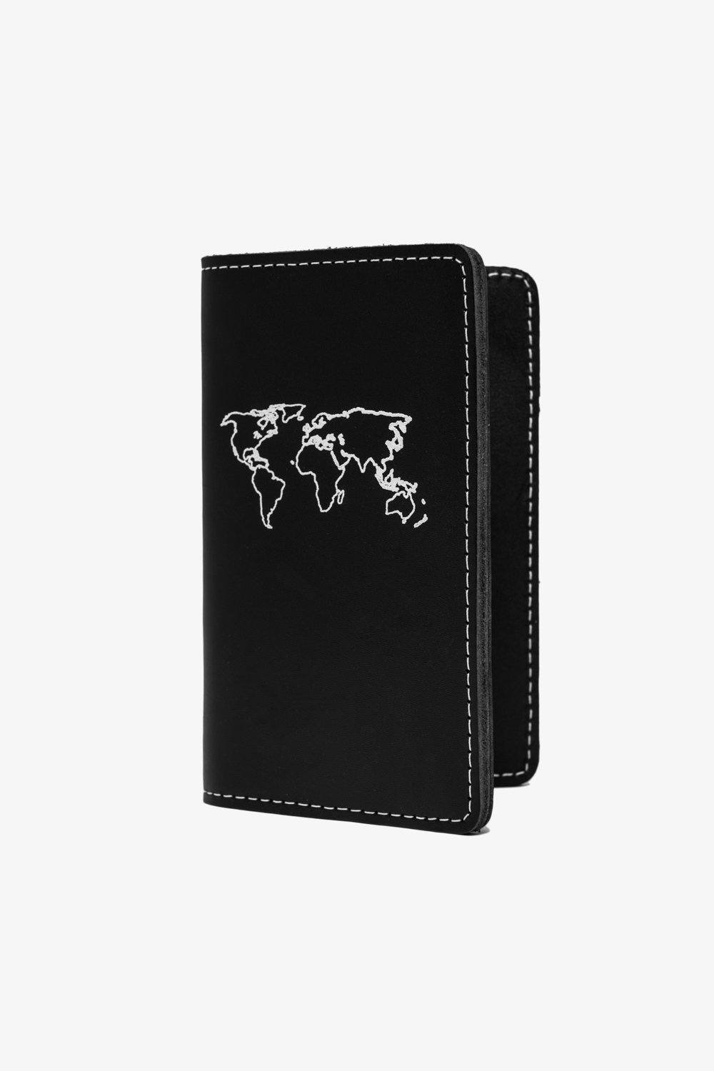 Leather Passport Wallet - Black Accessories Jack + Mulligan 