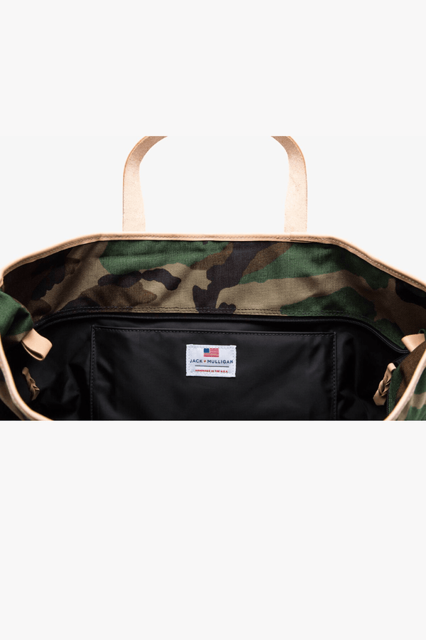 Pablo Tote - Woodland Camo Bags Jack + Mulligan 