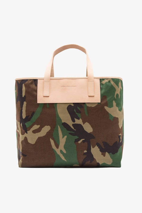 Pablo Tote - Woodland Camo / Large Bags Jack + Mulligan 