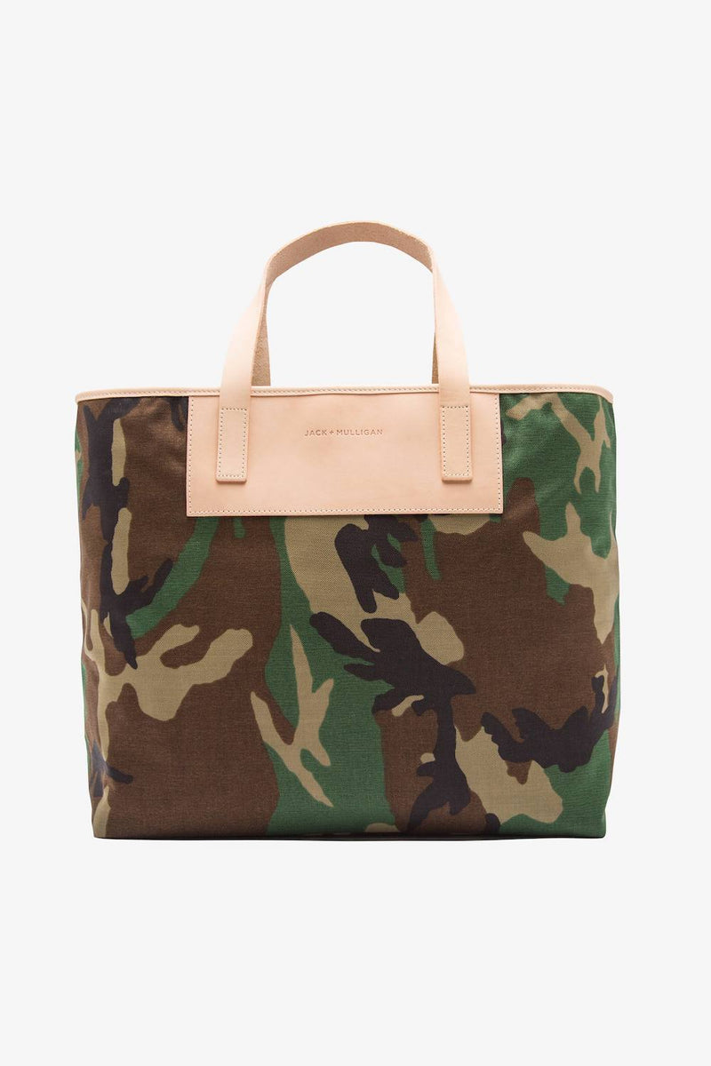Pablo Tote - Woodland Camo / Large Bags Jack + Mulligan 