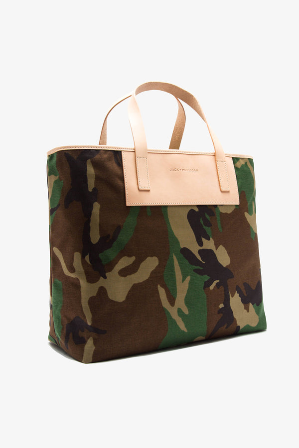 Pablo Tote - Woodland Camo / Large Bags Jack + Mulligan 